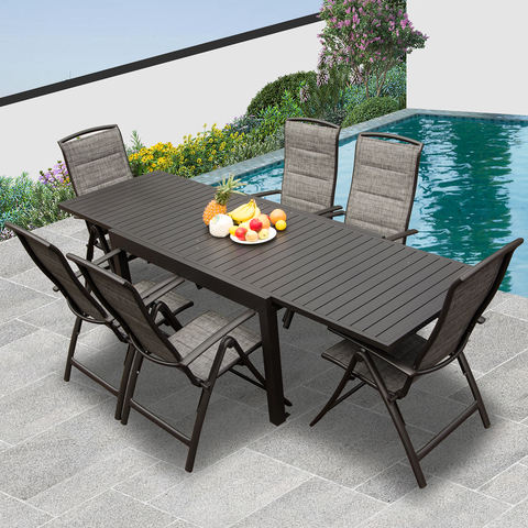 Custom Expandable Aluminium Garden Table