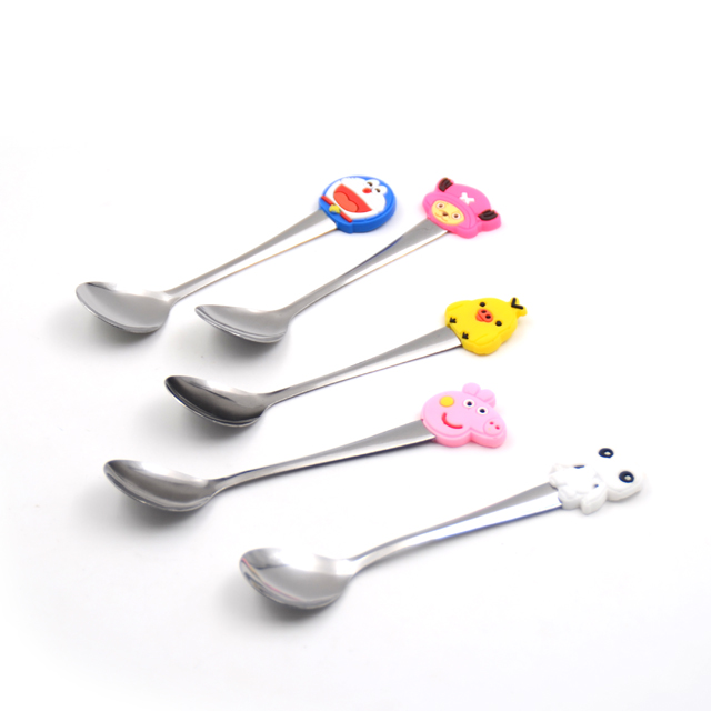 Silicone Animal Tip Kids Spoon