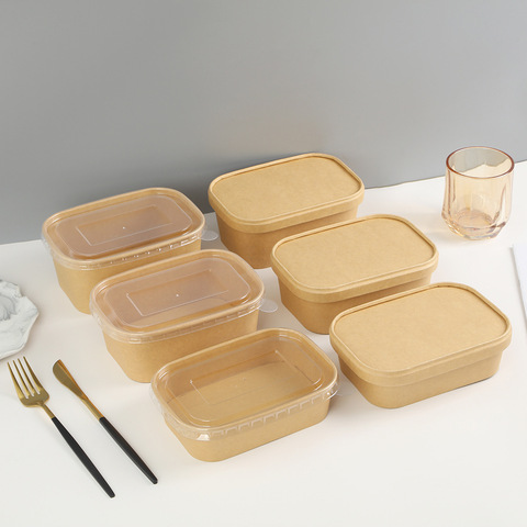 Kraft Square Lunch Box Disposable