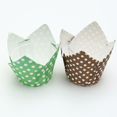 Polka Dot Wedding Tulip Liner