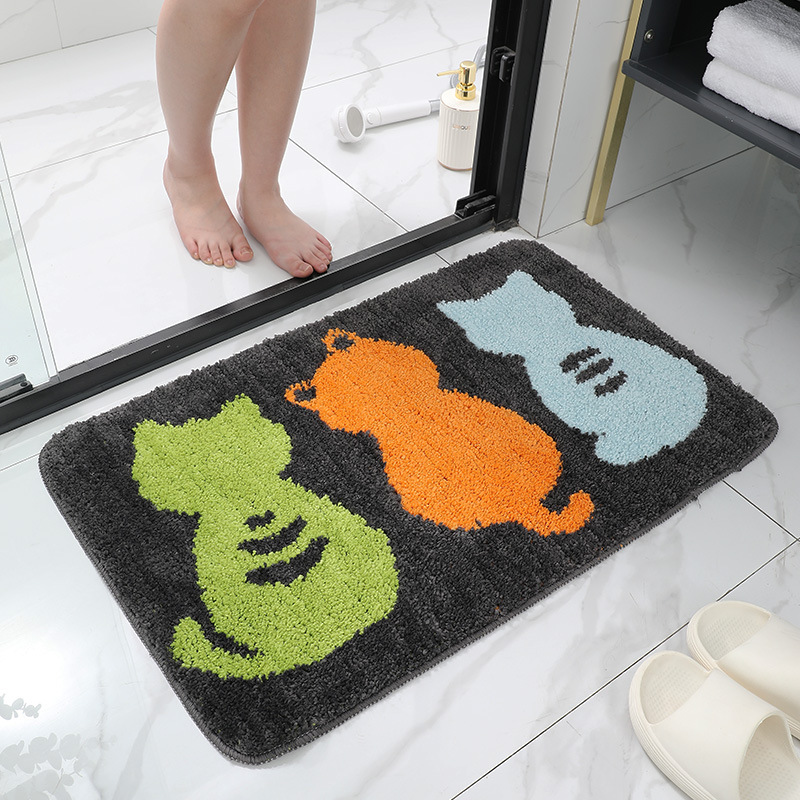 Cat Bathroom Absorbent Door Rug