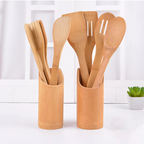 Wooden Bamboo Kitchen Utensils