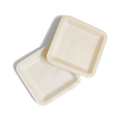Bamboo Wooden Plate Wedding Eco