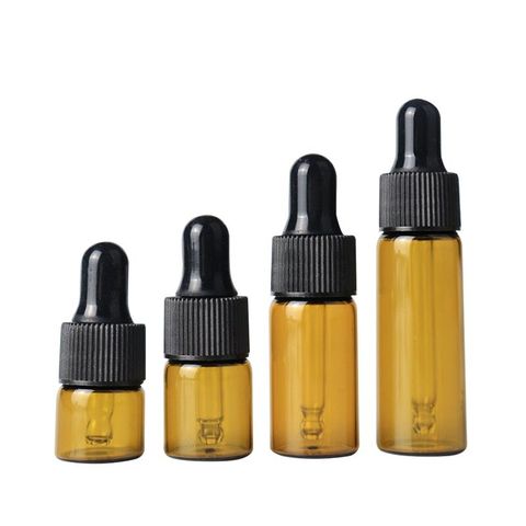 Amber Glass Dropper Bottle