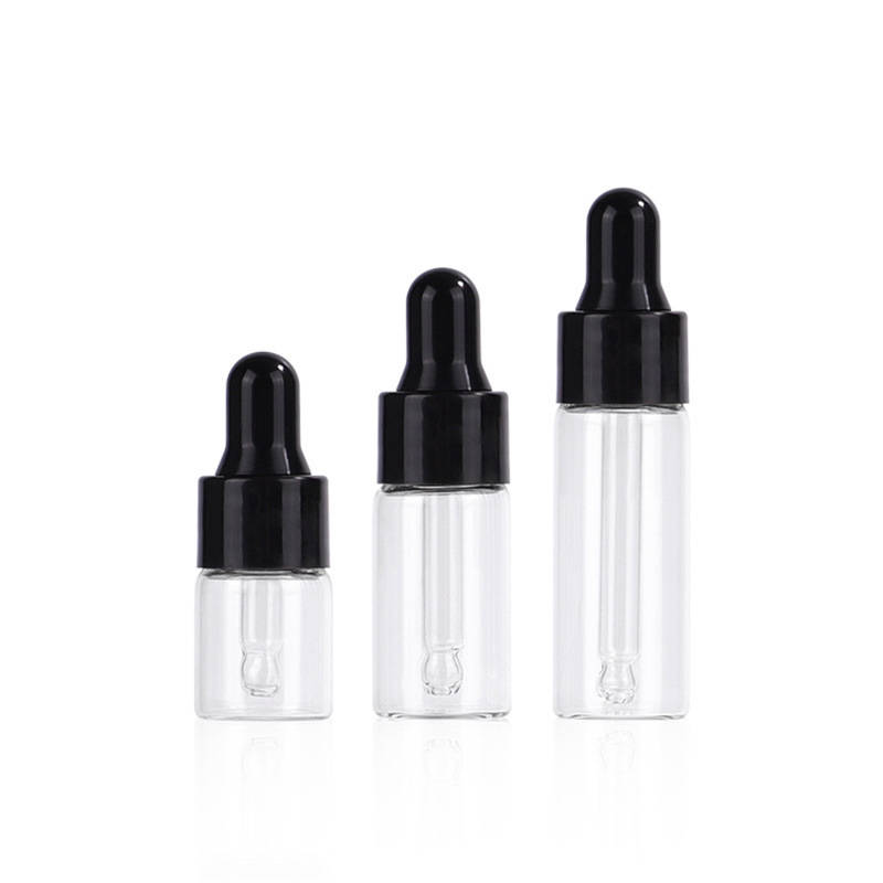 Amber Mini Dropper Bottles