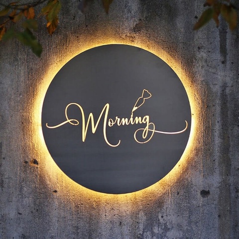 Steel LED Hollow Billboard