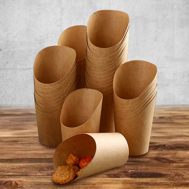 Kraft Paper French Fries Cup