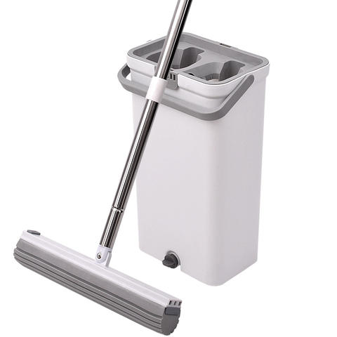 Hand Free Rubber Cotton Mop Bucket