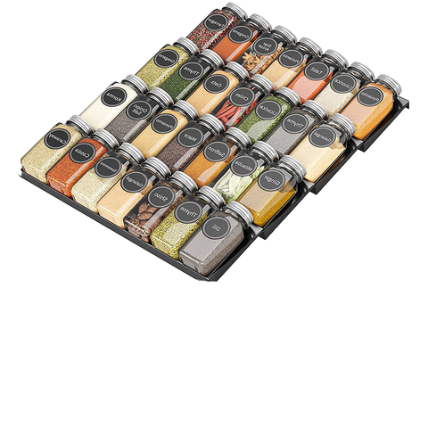 Iron Spice Rack Drawer Seasoning