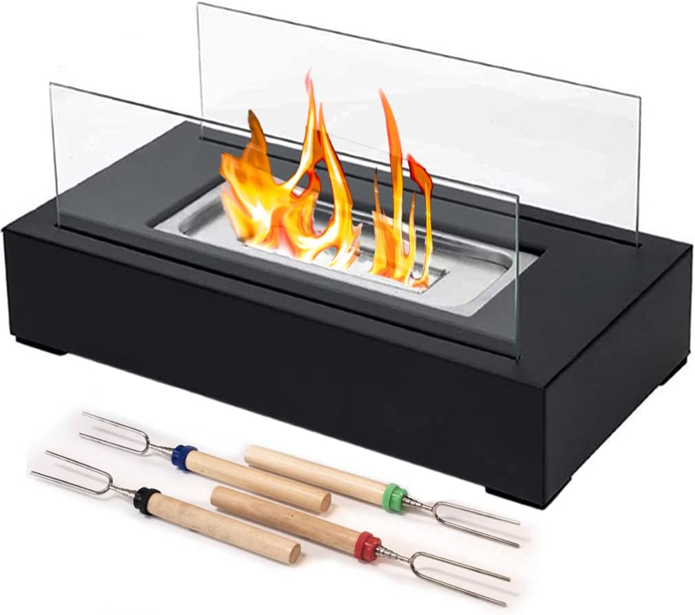 Flat Bio Ethanol Tabletop Fireplace