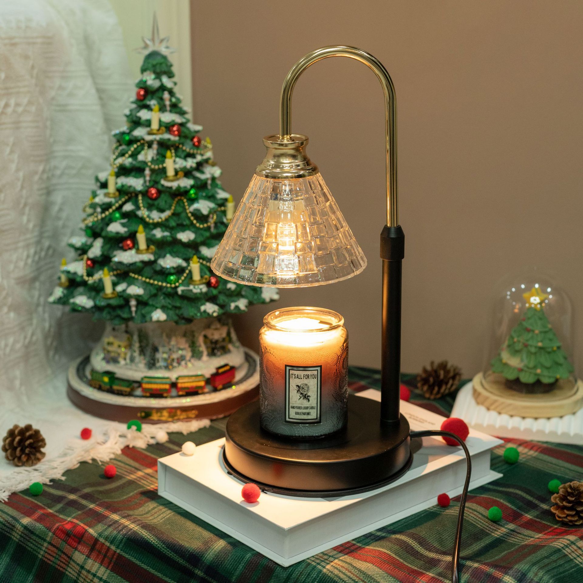 Metal Fragrance Candle Lamp
