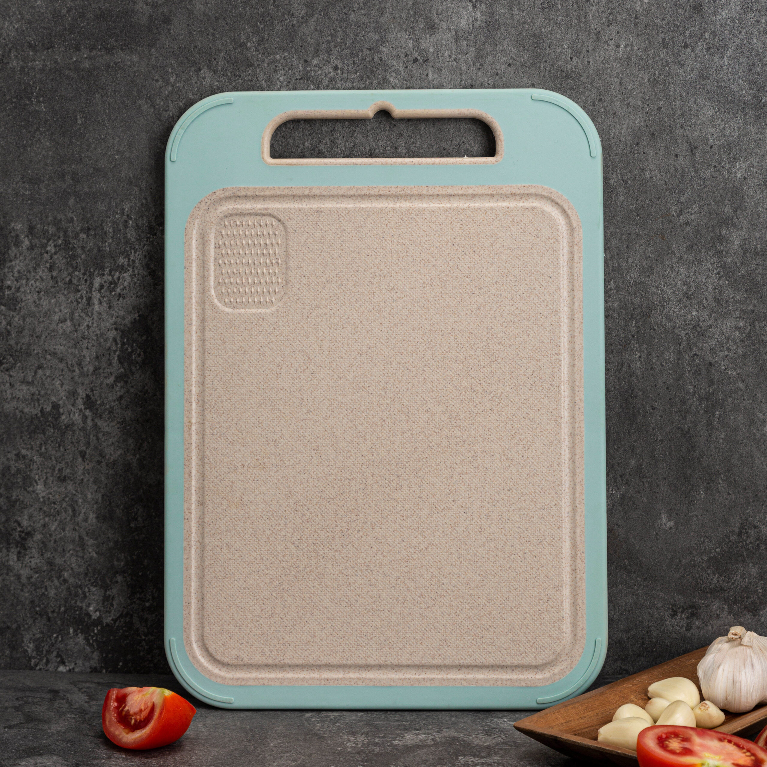 Wheat Straw Plastic Double-Sided Cutting Board