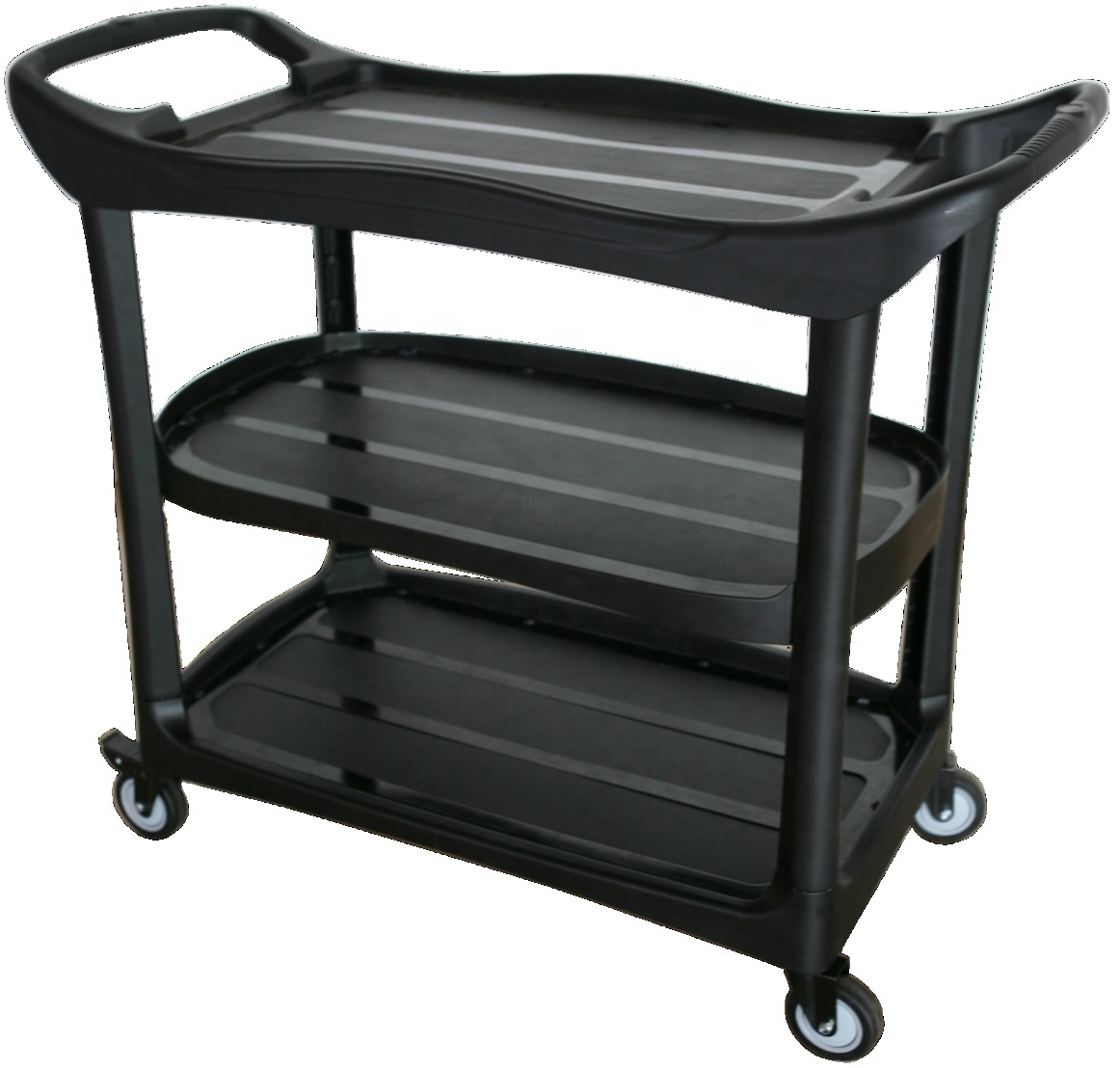 Three Tier Rolling Hotel Utility Cart