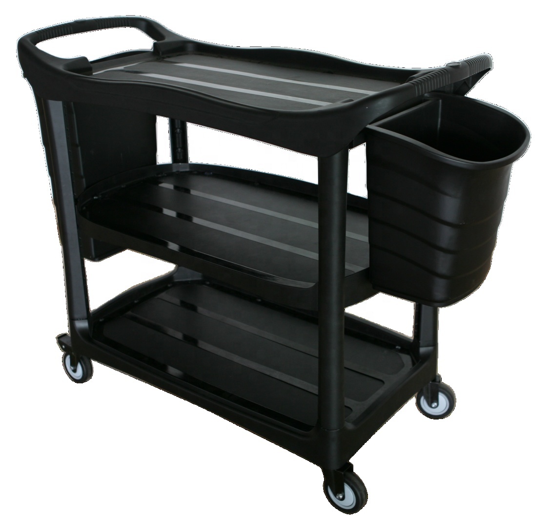 Hotel Cleaning Three Tier Trolley Products
