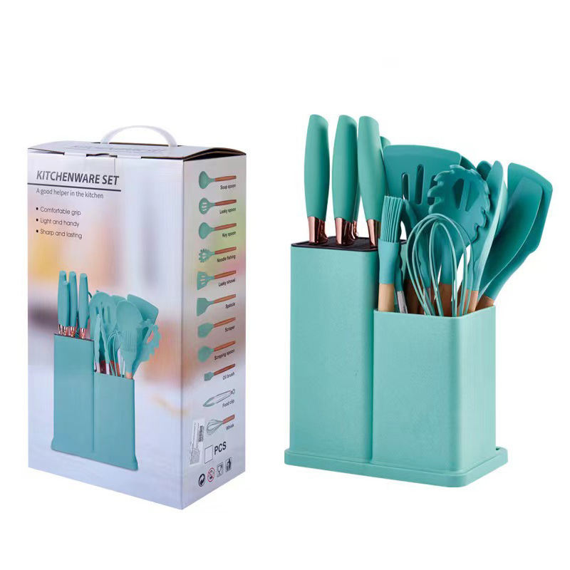 28 Pcs Silicone Spatula Spoon Tongs Set