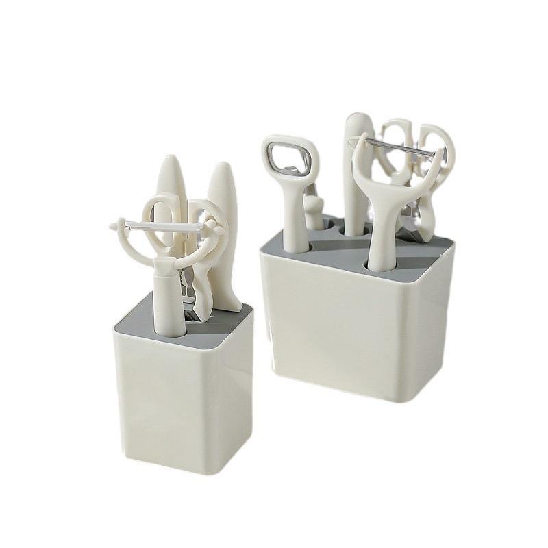 4 Pcs Ceramic Fruit Knife Set