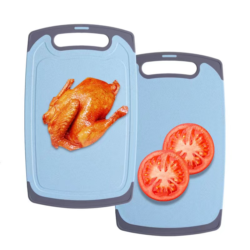 Wheat Straw Board with Juice Groove & Handle