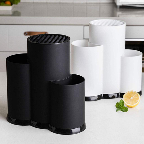 Plastic Knife Block Stand Holder