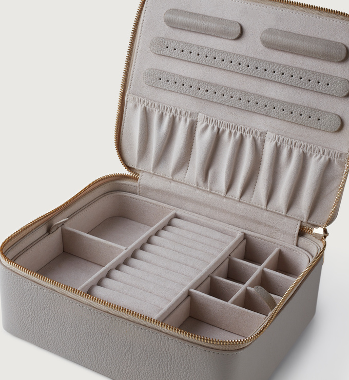 PU Leather Travel Jewelry Case