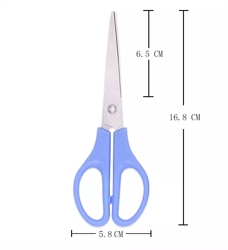 6.5" Plastic Handle Office Scissors