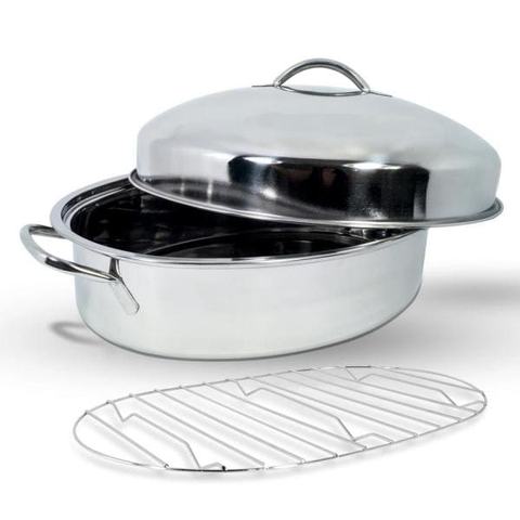 High Dome Stainless Steel Chicken Roaster