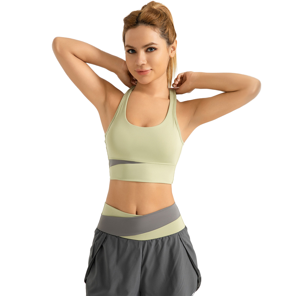Front Splicing Bra