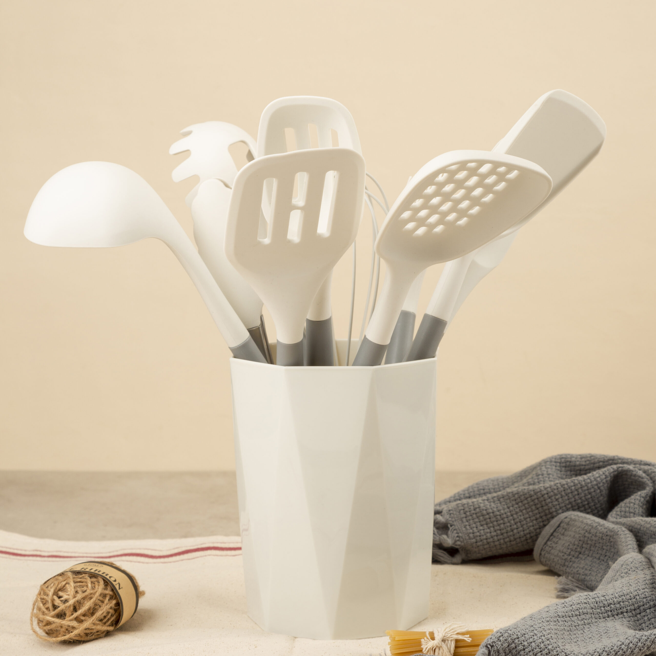 10 Piece Non Stick Silicone Kitchen Utensils Kit