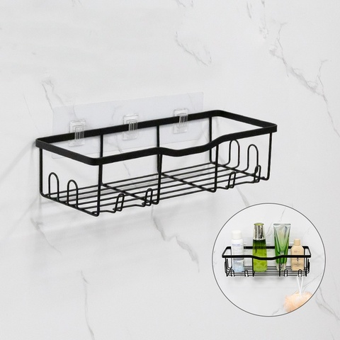 Carbon Steel No Drill Bath Shelf
