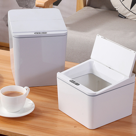 4-6L Car Sensor Storage Garbage Can