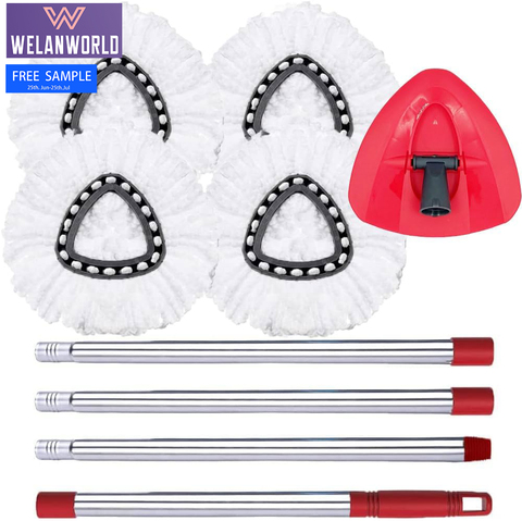Spin Mop Head & Base Combo Kit