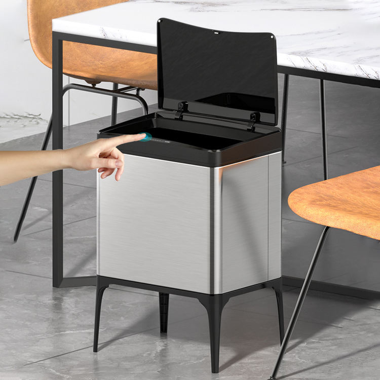 22L Stainless Sorting Sensor Garbage Can