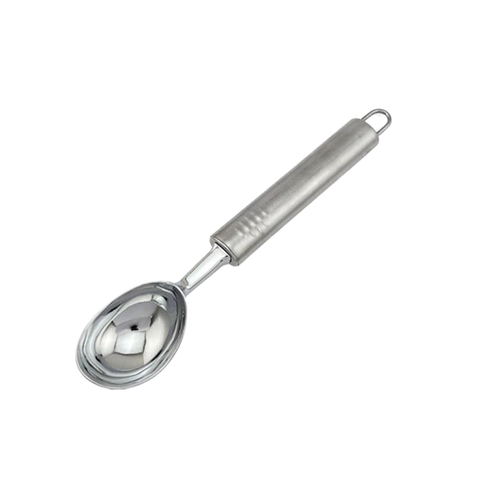 Stainless Steel Ball Shape Metal Ice Spoon