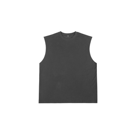 Men Frayed Gym Tank