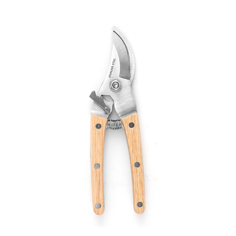 Stainless Wood Handle Pruner