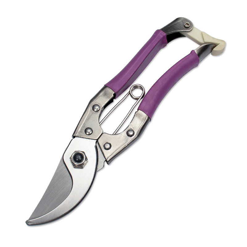 Soft Grip Non Slip Cover Foldable Pruning Shears With Plastic Handles