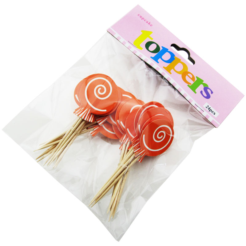 120gsm Cupcake Topper with Pick