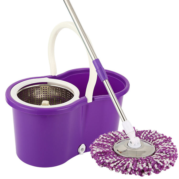 Steel Pole 360 Degree Microfiber Spin Mop