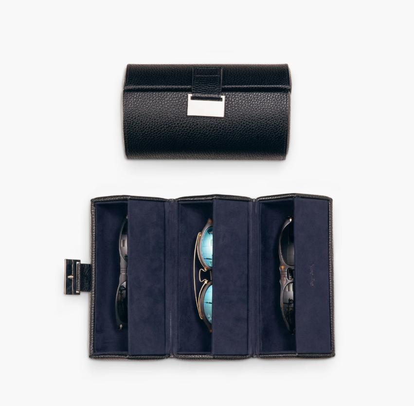Portable Sunglass PU Leather Case