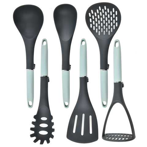 6pc Nylon Set with Stand