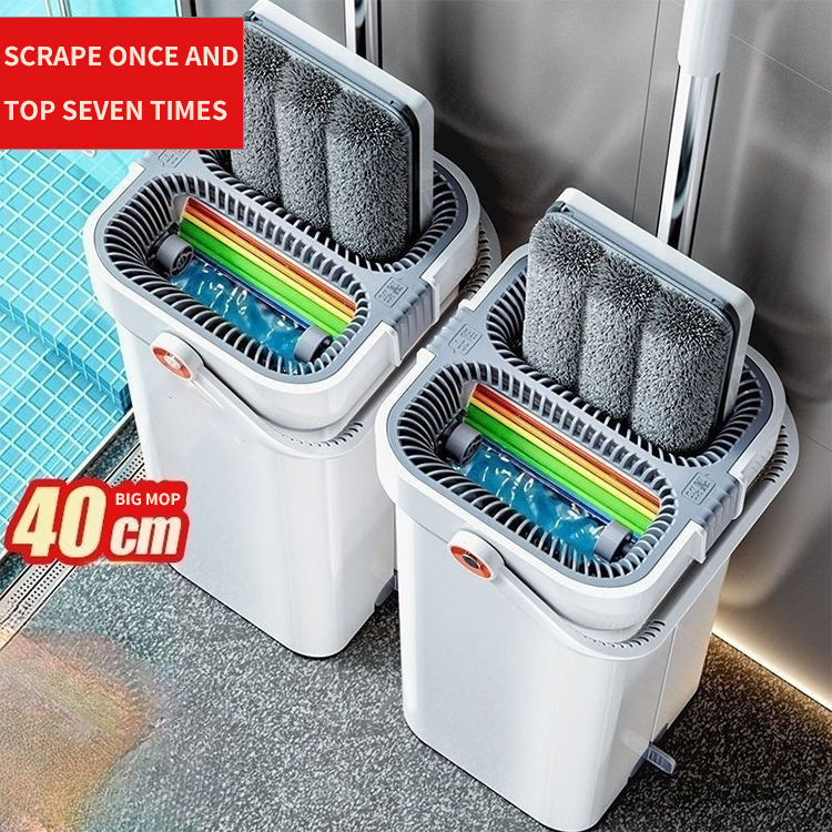 Detachable One Hand Wash Flat Mop