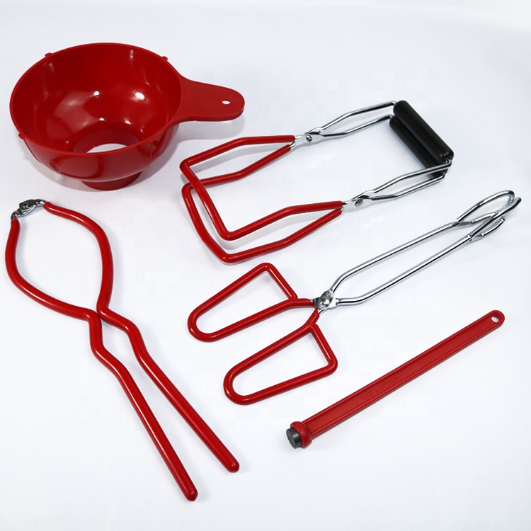 Red Green Jar Lifter Tongs Steel