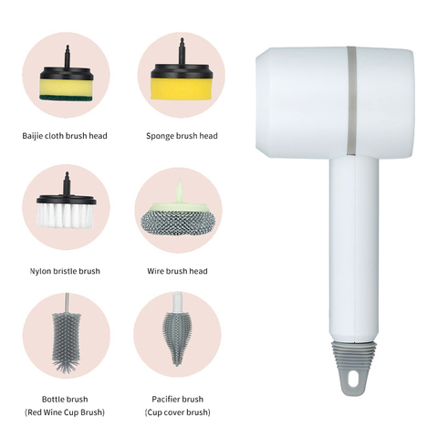 Cordless Kitchen Spin Scrubber