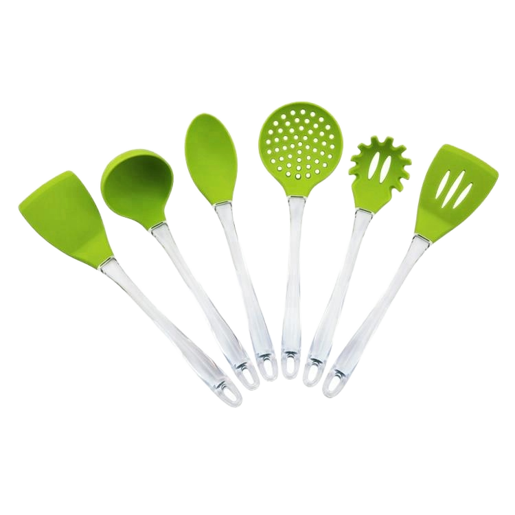 6pc Silicone Set with PP Handle