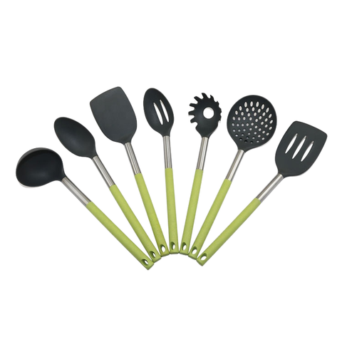 7pc Nylon Kit with Wood Handle, Sustainable