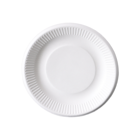 6" Sugarcane Plate Disposable