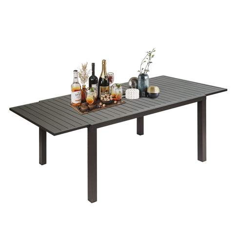 6 Seats Extendable Courtyard Table