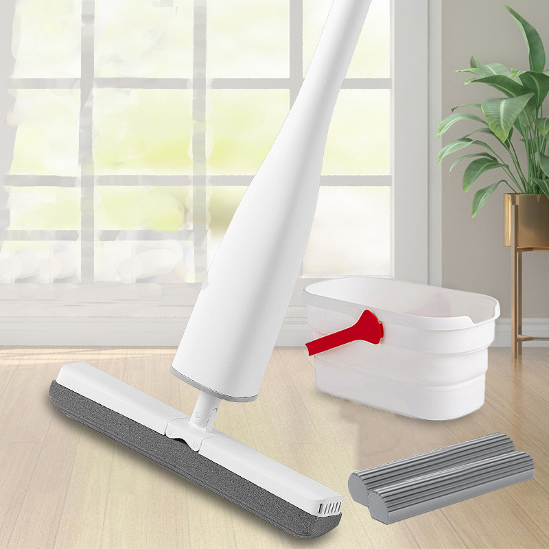 PVA Squeeze Sponge Mop & Bucket