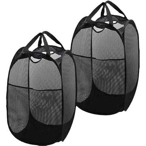 Collapsible Mesh Laundry Hamper