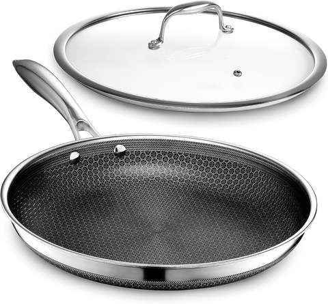 Hybrid Nonstick Honeycomb Wok Pan