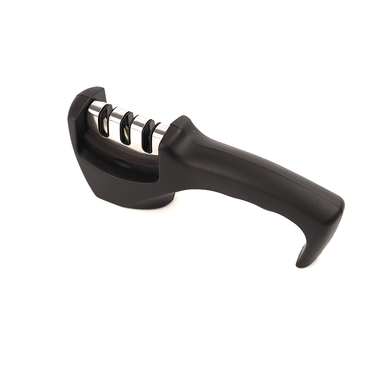 3 Stage Plastic Ceramic Tungsten Steel Knife Sharpener
